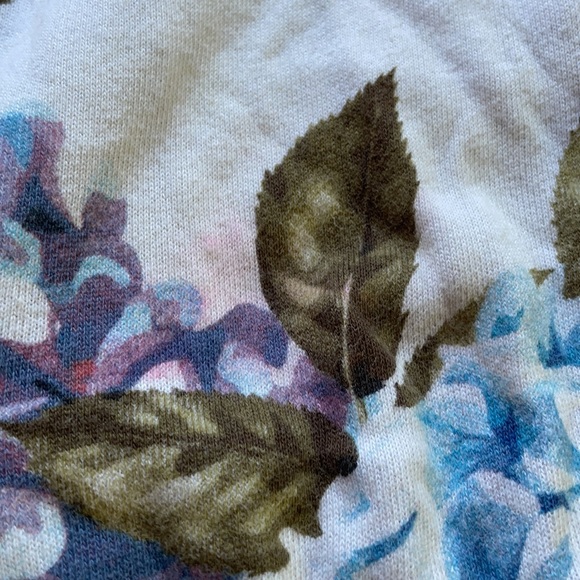 Posh Peanut | Hydrangea Rose Print Joggers | 6T - Picture 7 of 13